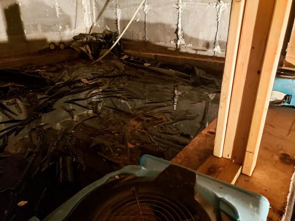 Crawlspace Water Cleanup in York